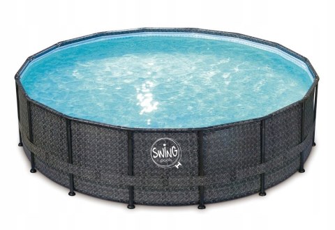 Basen stelażowy okrągły Swing Elite 5,49 x 1,32 m Basen stelażowy okrągły Swing Elite 5,49 x 1,32 m