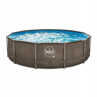 Basen stelażowy okrągły Swing Elite 5,49 x 1,22m