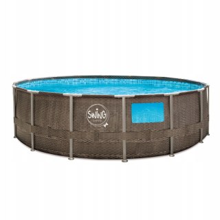 Basen stelażowy okrągły Swing Elite 4,57 x 1,22m