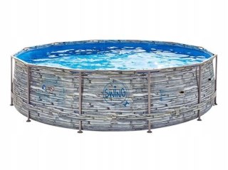 Basen stelażowy okrągły Swing Elite 4,88 x 1,22m