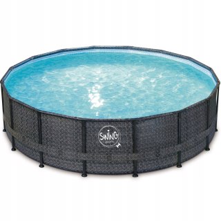 Basen stelażowy okrągły Swing Elite 4,88 x 1,22m