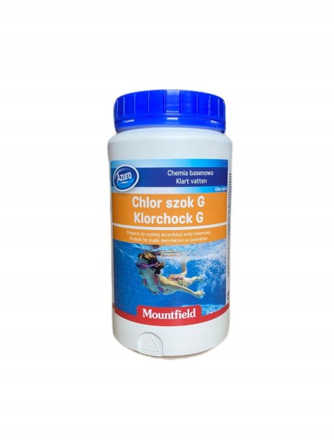 Chlor szok do basenu 1kg Azuro Chlor szok do basenu 1kg Azuro