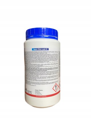 Chlor szok do basenu 1kg Azuro