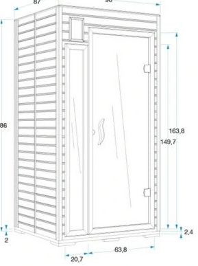 Sauna domowa MARIANA 2 infrared Sauna domowa MARIANA 2 infrared