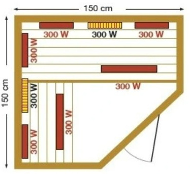 Sauna domowa SALOME infrared Sauna domowa SALOME infrared